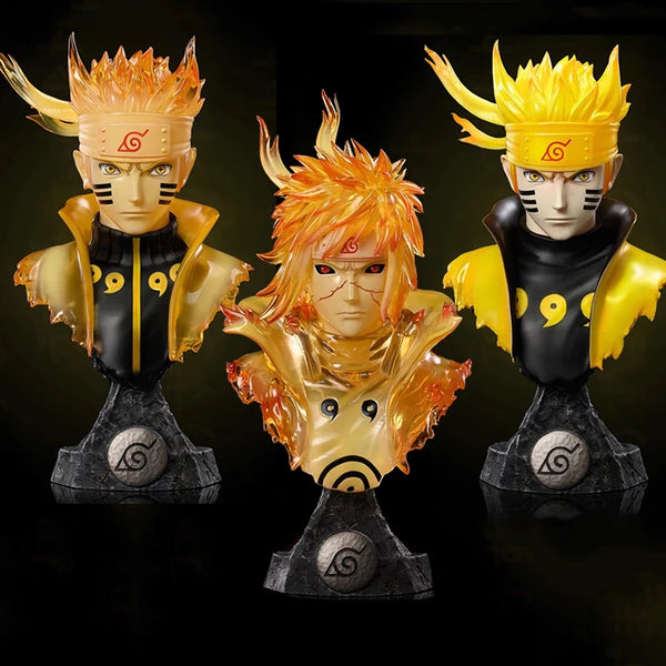 Naruto & Minato Bust Figure – A Legacy of Hokage and Son