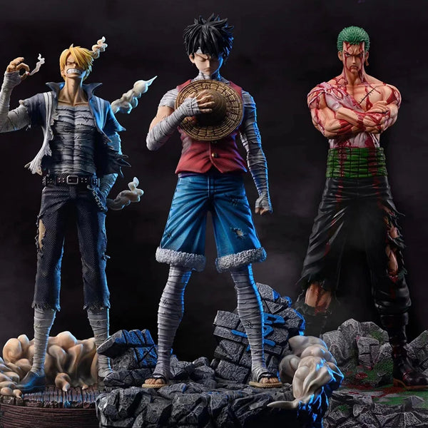 One Piece Trio- Zoro, Luffy, Sanji Action Figure