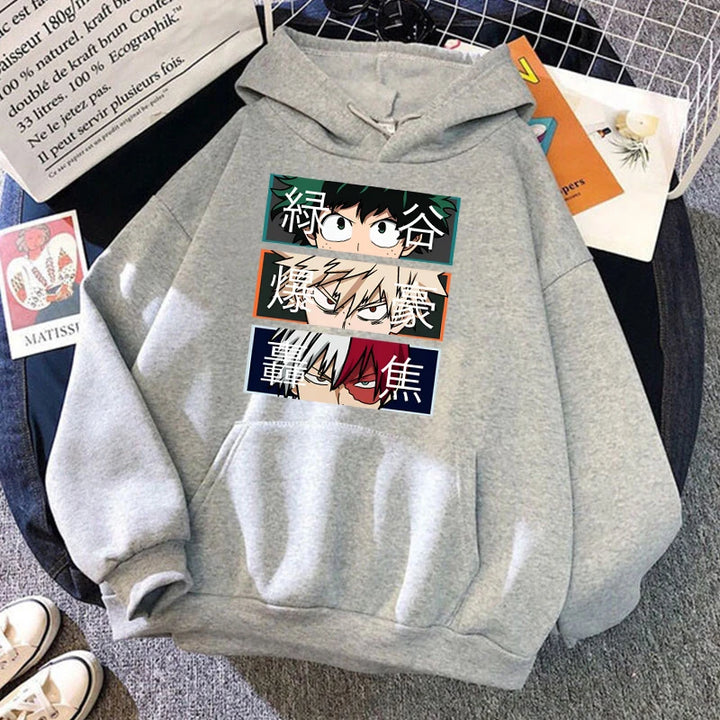 MHA Trio Hoodie – The Anime Merch Global